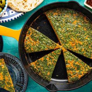 Tunisian-Style Baked Frittata with Carrot and Harissa