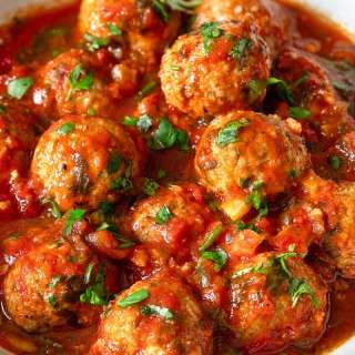 Moroccan Fish Kofta in a Spicy Harissa Sauce