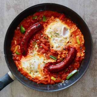 Ojja (Shakshuka) with Merguez