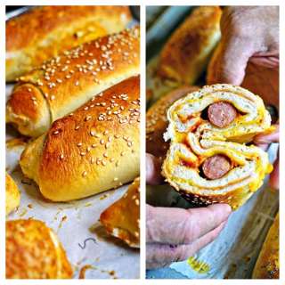 Sourdough Hot Dog Wraps
