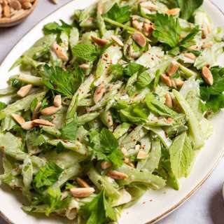 Celery Salad with Greek Yogurt Dressing