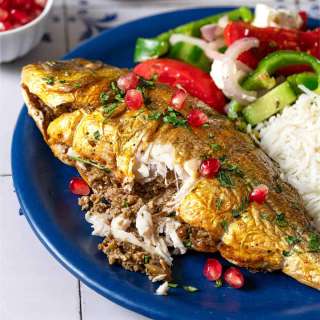 Mahi Shekam Por (Persian Stuffed Fish)