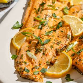 Easy Baked Trout with Lemon, Garlic, and Fresh Herbs