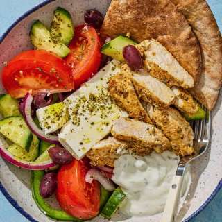 Gyro Bowl with Chicken and Feta