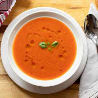Roasted Red Pepper and Tomato Soup