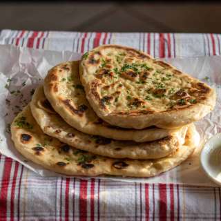 Garlic Naan - Indian Flatbread