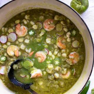 Shrimp Pozole Verde + Video