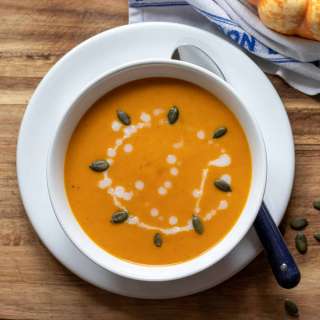 Vegan Roasted Butternut Squash Soup