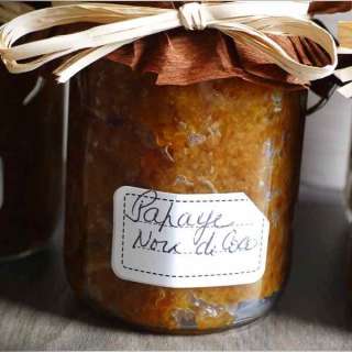 Confiture de Papaye Verte et Noix de Coco
