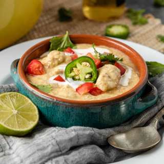 Creamy Chicken Enchilada Soup + Video