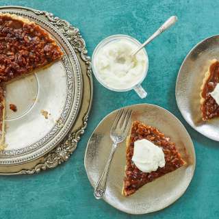French Walnut-Caramel Tart Recipe