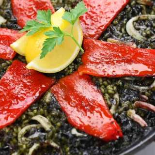 Squid Ink Paella (Arròs Negre/Arroz Negro)