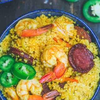 Spicy Couscous Recipe with Shrimp and Chorizo
