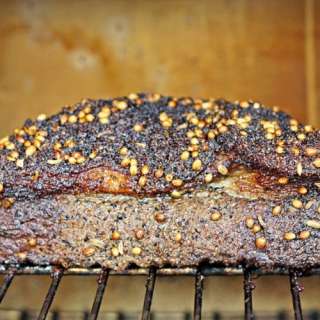 How to Make Smoked Brisket - Brined, Dry Rubbed and Cherry Wood Smoked