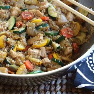 Chinese Chicken Fried Quinoa