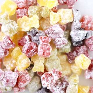 Homemade Sour Gummy Bears (Real Fruit)