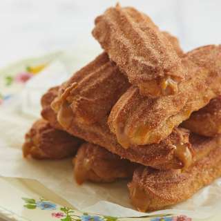 Air Fryer Churros with Dulce de Leche Recipe