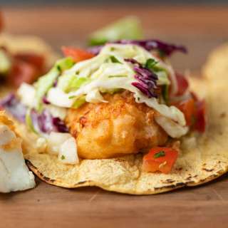 Beer Battered Fish Tacos (Baja Style)