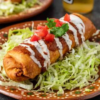 Shredded Beef Chimichangas