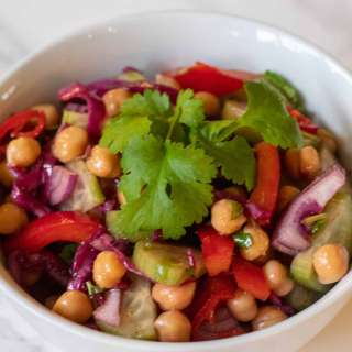 Indian Chickpea Salad (Chana Salad)
