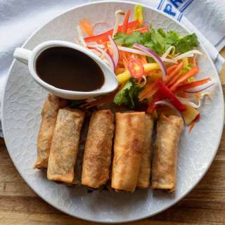 Crispy Duck Spring Rolls