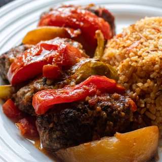 Izmir Kofte (Soutzoukakia - Smyrna Meatballs)