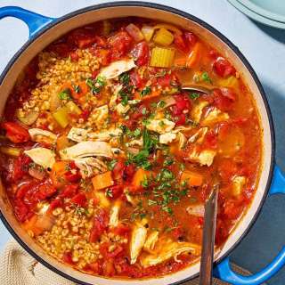 Chicken Freekeh Soup