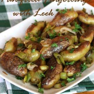 Pan-fried Fingerlings with Leek