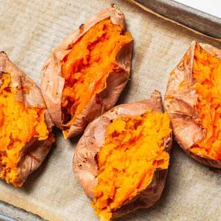 Whole Roast Sweet Potatoes Recipe