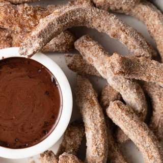 Churros with Chocolate Sauce