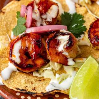 Honey Chipotle Shrimp Tacos