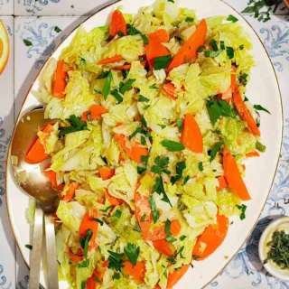 Braised Cabbage and Carrots with Fennel Seed and Orange