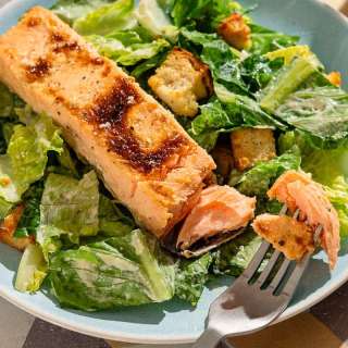 Salmon Caesar Salad