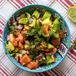 Persian Shirazi Salad Recipe