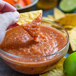 Classic Fire Roasted Salsa + Video