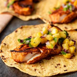 Fish Tacos al Pastor Style