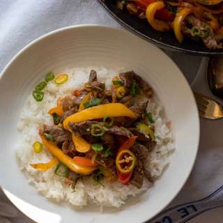 Jamaican Style Pepper Steak