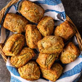 Stuffing Buttermilk Biscuits