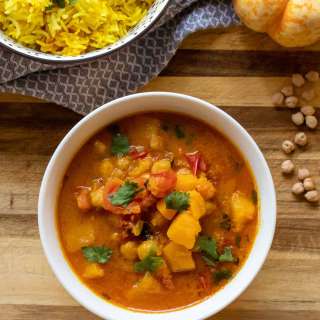 Butternut Squash Curry with Chickpeas