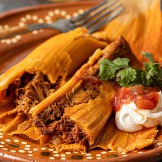Pork Tamales Rojos