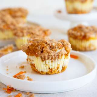 Carrot Cake Muffins (With Cream Cheese Filling)