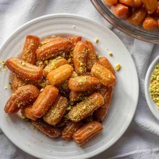 Tulumba Tatlısı - Turkish Fried Dough Dessert