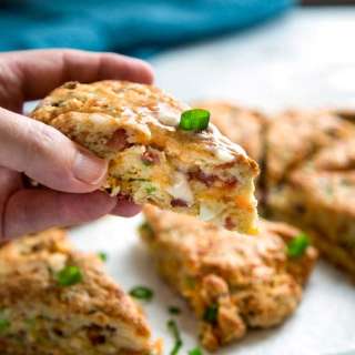 Savory Ham and Cheese Scones