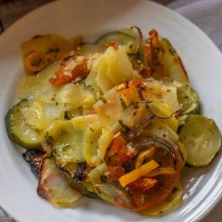 Briam - Greek Roasted Vegetables