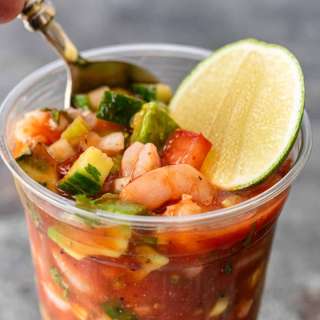 Coctel de Camarones (Mexican Shrimp Cocktail)