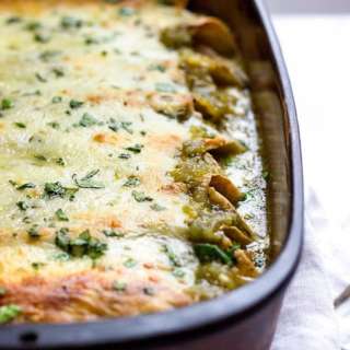 Enchiladas Verdes de Pollo