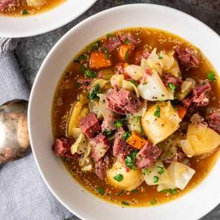 Corned Beef and Cabbage Soup