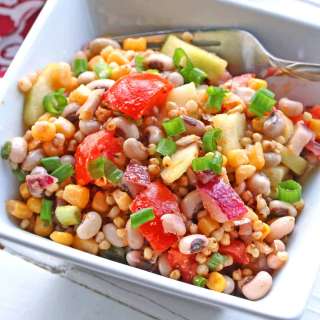 Black Eyed Pea and Sorghum Salad