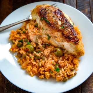 Arroz con Pollo (Puerto Rican Chicken and Rice)