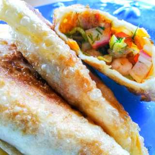 Seafood Filo Triangles Recipe - Deniz Ürünleri Muska Böreği